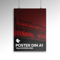 DIN A1 Plakat für Passantenstopper - Posterpapier