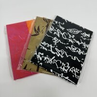 Leporello mit Buntpapier bezogen 13x18cm