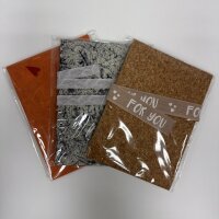 Leporello mit Buntpapier bezogen 13x18cm