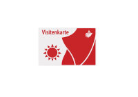 Visitenkarte einseitig, 300g | 85x55mm |