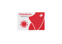 Visitenkarte 400g einseitig | 85x55mm | mit...