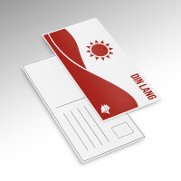 DIN Lang (210x99mm) Postkarte doppelseitig, 300g |