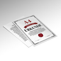 DIN A4 (210x297mm) Postkarte/Flyer/Urkunde o.ä....