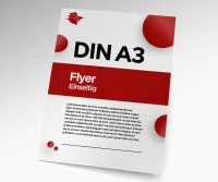 DIN A3 (420x297mm) Flyer/Poster einseitig |